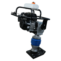Machine à compacter le sol vibratoire Huiteng à moteur essence chinois haute efficacité 5,5-6,5 CV 220V, garantie 1 an, testée
