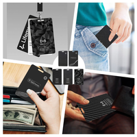 Localizador GPS Delgado, Tarjetero Inteligente, Rastreador en Tiempo Real, Plástico, Compatible con ISO y Android, Etiqueta Inteligente GPS Antipérdida
