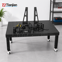 Table de soudage industrielle D16 3D flexible avec grille complète, accessoires de serrage, établi multifonctionnel pour petites pièces