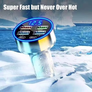 Universal Car Wireless Charger 6 Device Charging Station Fast Charging Pad Dashboard Phone <b>Power</b> Bank <b>Hub</b> - Product Image 4
