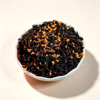 Thé noir May Golden Osmanthus du Yunnan, séché au soleil, provenant d'arbres anciens, 500g en vrac pour la vente en gros et la personnalisation