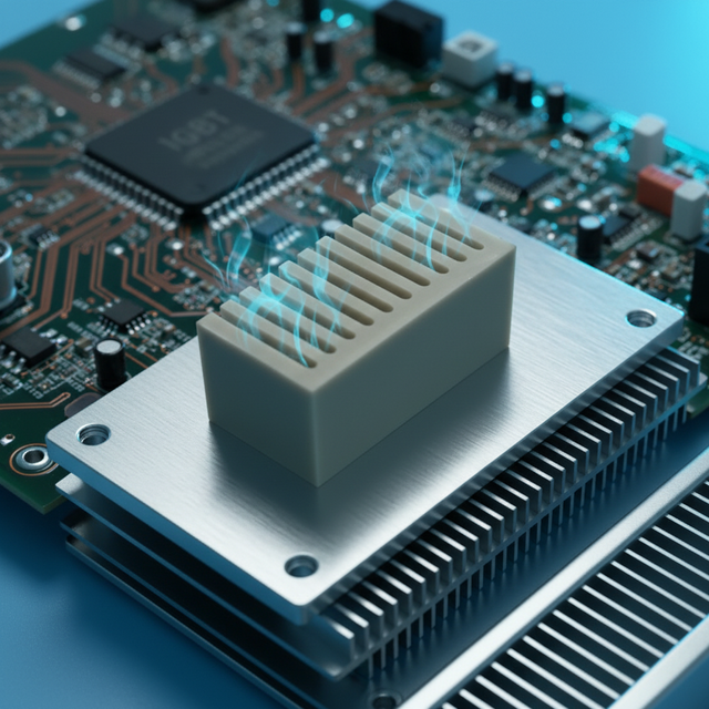 99% High Purity Fin Type AlN Ceramic Heat Sink 170 W/m.K Aluminum Nitride Substrate for IGBT Power Module Cooling