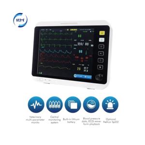 Monitor medis layar sentuh portabel, telemedis 12.1 inci monitor tanda penting hewan - Product Image 6