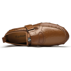 Servizio OEM Disponibile, Aggiungi LOGO, Scarpe Eleganti da <span class=keywords><strong>Uomo</strong></span> in Vera <span class=keywords><strong>Pelle</strong></span> Fatte a Mano per 4 Stagioni, <span class=keywords><strong>Mocassini</strong></span> Casual e Business - Product Image 4