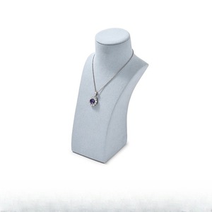 Support de présentation de collier personnalisé en microfibre, design créatif, pour comptoir, présentoir à bijoux. - Product Image 5