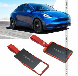 Étui à clé de voiture en alliage de Zinc pour <span class=keywords><strong>Tesla</strong></span> modèle <span class=keywords><strong>3</strong></span> Y porte-clés NFC porte-carte porte-clés étui à carte télécommande accessoires de Protection - Product Image 1