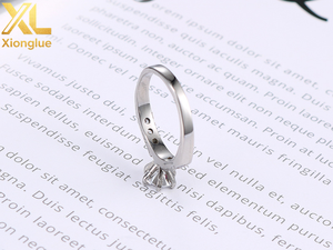 ขายส่งแหวนสแตนเลสหกแฉกสำหรับสุภาพสตรีและคู่รักทันสมัยจากโรงงาน - Product Image 6