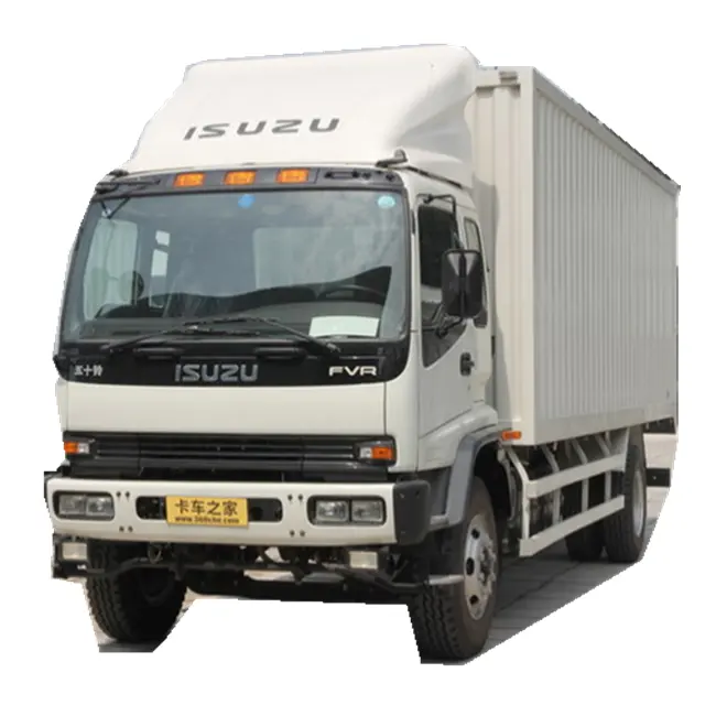 Ağır ISUZU kargo Van kamyon/10 Ton kapasiteli yük 10 metreküp Euro 5 emisyon standart kamyon teslimat kamyonu için satış