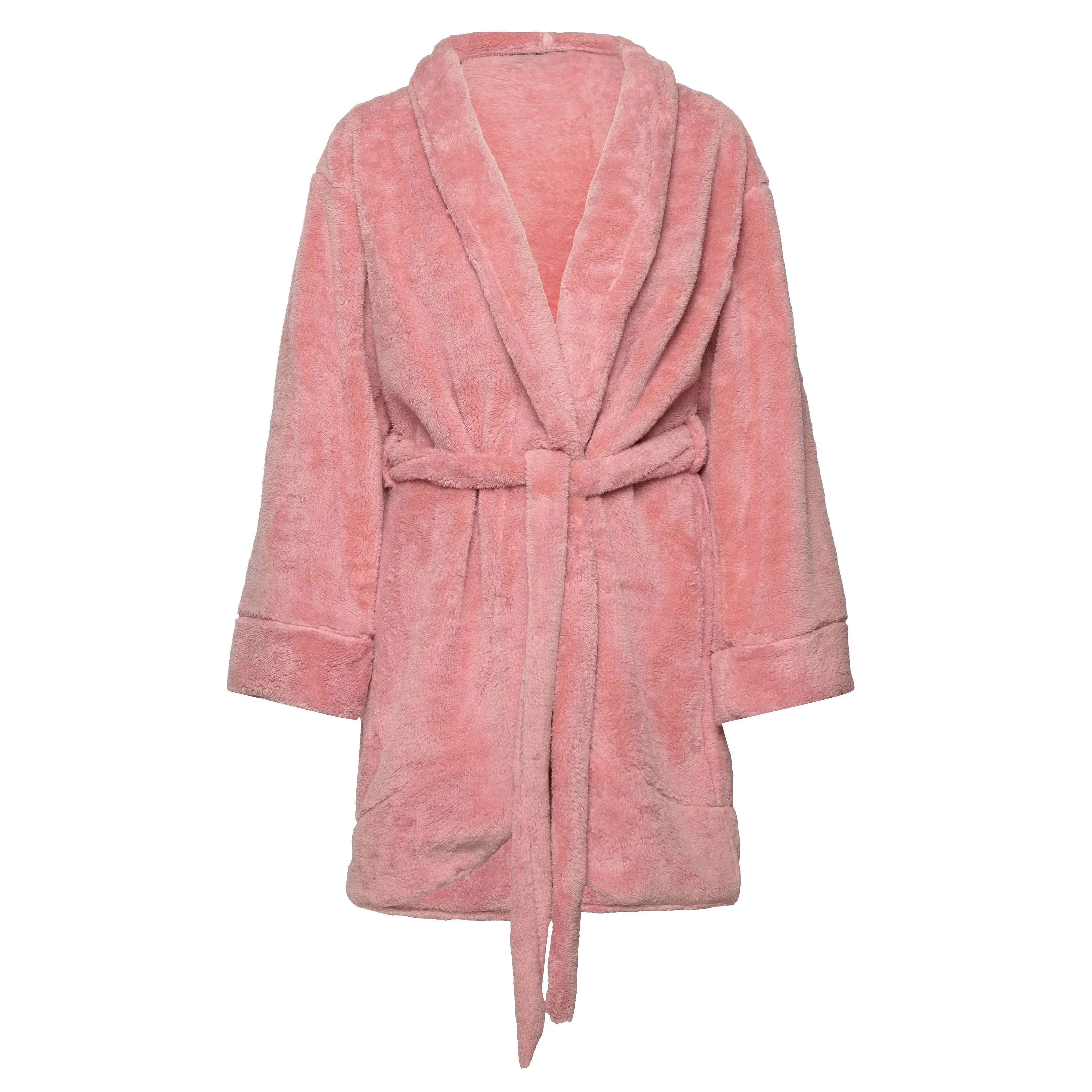 Großhandel 100% Polyester Komfortable Damen Bademantel Supersoft Warm Shaggy Fleece Robe Hersteller