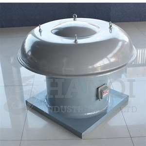 Ventilateur d'extraction <span class=keywords><strong>de</strong></span> fumée vertical en plastique renforcé <span class=keywords><strong>de</strong></span> fibres <span class=keywords><strong>de</strong></span> verre antidéflagrant pour la <span class=keywords><strong>ventilation</strong></span> <span class=keywords><strong>de</strong></span> toit d'atelier d'usine - Product Image 6