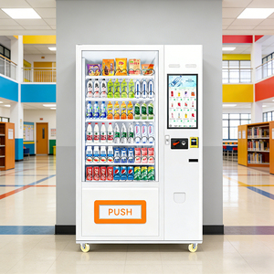 Máquina Expendedora de Bebidas y Aperitivos Totalmente Automática, Comercial, con Logotipo Personalizado, Fácil de Operar, de Nuevo Diseño, para Centros Comerciales - Product Image 1