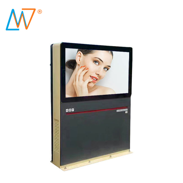 55 Inch Floor Stand Commercial Advertising Tv Outdoor Gold or Optional