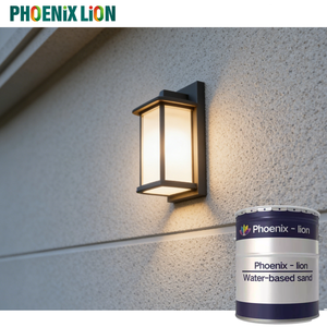 Phoenix Lion Außenwandfarbe Flüssige Wasserdichte Sand-in-Wasser Beschichtung Mehrfarbig Erzeugt Realistische Kunststein-Textur <span class=keywords><strong>Spray</strong></span> - Product Image 4