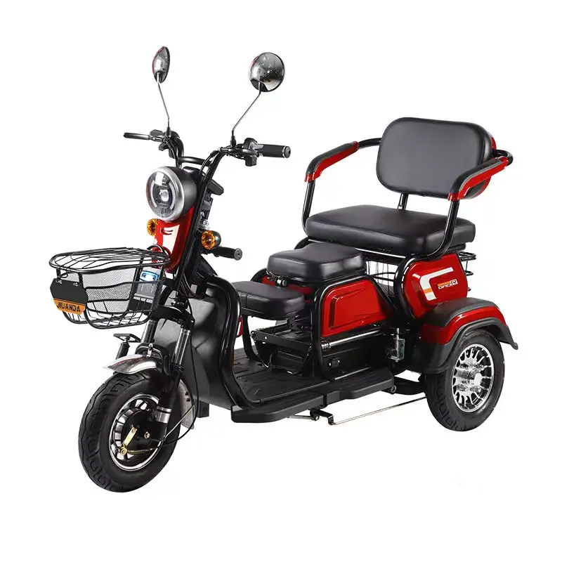 Elétrica de três rodas motocicleta 48v60v72v20an idosos andando ferramenta carro shopping carro pick-up caminhão para crianças