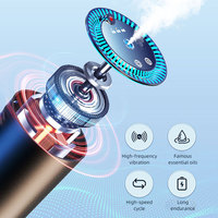 New Arrival 3 Modes Black Car Freshener Diffuser Aluminium Alloy Smart New Aroma Diffuser For Car