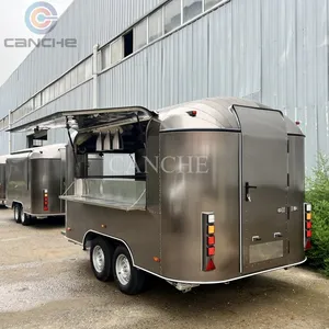 Chariot de nourriture mobile personnalisé pour hamburgers et frites, kiosque alimentaire, remorque alimentaire électrique, camion de nourriture - Product Image 1