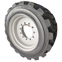 Pneu plein Topower 27x12-15 pour chargeuse compacte, pneus tout-terrain pour les États-Unis