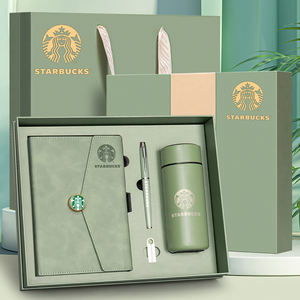 Coffret cadeau d'entreprise Starbucks avec carnet, stylo, tasse isotherme, personnalisation, réunion annuelle d'entreprise, produit promotionnel de bureau - Product Image 1