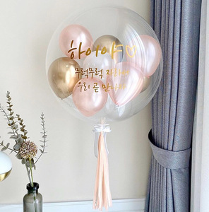 Ballon BOBO extra large de 36 pouces, ouverture large pour placer des poupées, des roses et des boîtes cadeaux à l'intérieur - Product Image 3