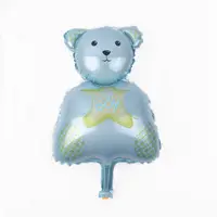 Mini ballon à Air en aluminium pour bébé, rose, bleu, poussette, bouteille, pieds, ballon, décoration pour baby shower, cadeaux pour enfants