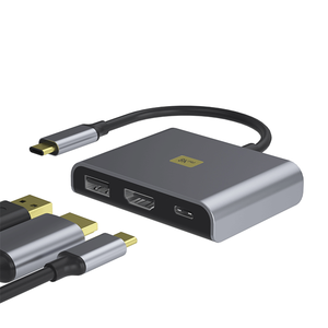 Base de Conexión 3 en 1 PD100W de Aleación de Aluminio Tipo C 3.1 con Compatibilidad Universal para 2.0 + USB3.0 para Laptop y PC - Product Image 1