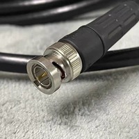 Câble coaxial 12G-SDI Premium OD8.0 avec gaine en PVC épaisse, double blindage, fil de cuivre pur, câble vidéo BNC pour équipement de diffusion