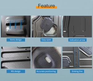 แผ่นปิดใต้เครื่องยนต์คุณภาพสูงสำหรับรถยนต์ฟอร์ด โฟกัส เอดจ์ อีโคสปอร์ต เอฟ-150 เทียน่า - Product Image 5