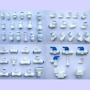 प्रकार टी पानी फिल्टर त्वरित कनेक्ट एक्वेरियम आरओ पानी भागों नर बसपा और ट्यूब कनेक्शन - Product Image 2