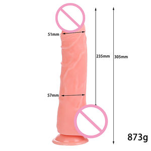 Venda Quente Dildo de PVC de 12 Polegadas Realista Grande Brinquedo Sexual para Mulheres Masturbadores Vaginais Produtos Sexuais para Adultos - Product Image 2