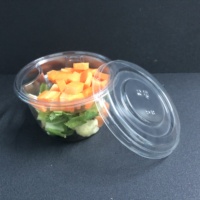 Contenant jetable à double couche en plastique, boîte à emporter R16OZ, 50 pièces