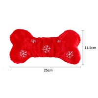 Vente chaude Durable Chien Jouet À Mâcher Doux En Peluche De Noël Interactif Animal Jouet Pet Chien Grinçant Jouets