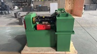 Boîte de vitesses automatique de laminoir à filetage droit en acier hydraulique CNC pour filetage de barre d'armature