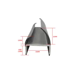 Personnalisé H J T forme spéciale stockage à froid porte fourgonnettes camion PVC souple dur co-extrusion joint bandes