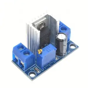 Konverter DC-DC LM317 Modul Papan Sirkuit Buck Step Down Regulator Tegangan Dapat Disesuaikan LM317