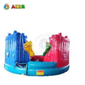상업용 PVC 풍선 하마 게임 점퍼 캐슬 어린이 및 성인용 실내외 인터랙티브 경쟁 게임 - Product Image 1