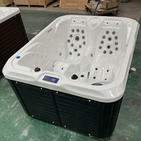 Jacuzzi de Hidromasaje de Lujo, Moderno, Independiente, para Exteriores, con Certificación CE, Doble Plazas, Acrílico, Balboa, Aquaspring GS-5313, Combo de Masaje, 29 Jets