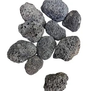 Bulk Wholesale Natural Red/Black/Grey Lava Stone, Volcanic, Pumice Stone for Aquaculture/ Roof Drainage Raw Materials