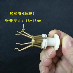 Clip extra large pour vers de sang avec élastiques épaissis pour la pêche à la carpe en eau douce, fixation de hameçon en plastique pour la pêche au fond - Product Image 3