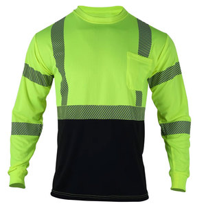 Camicia da Lavoro Riflettente Personalizzata Tipo R Classe 3 ad Alta Visibilità, Traspirante, Asciugatura Rapida, Manica Lunga, Camicia di Sicurezza Hi-Vis - Product Image 5