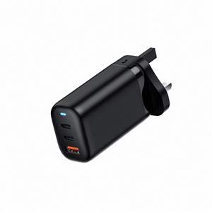 <span class=keywords><strong>Chargeur</strong></span> GaN 65W, compatible avec la charge rapide USB-C PD d'<span class=keywords><strong>Apple</strong></span>, idéal pour les voyages d'affaires et les vacances en famille - Product Image 2