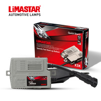 Kit de conversion de stabilisateur de lampe au xénon modifiée Limastar X5K à démarrage rapide pour mise à niveau des phares universels de voiture