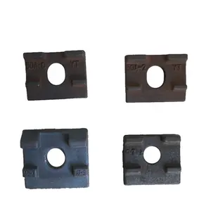 Railroad Gauge Block Baffle Plate For Railway Parts Accessories Steel Rail Gauge Baffle Railway Use Baffle Plate Price