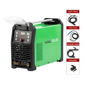 Haili plus mcu máquina de solda, TIG-250 ac/dc pulso tig profissional máquina de solda tig soldadores