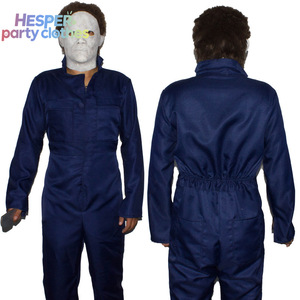 Disfraces de Halloween de la Película HESPER, Disfraces de Michael Myers, Uniformes de Asesino de Terror, Máscaras Faciales, para Fiestas de Halloween para Hombres - Product Image 1