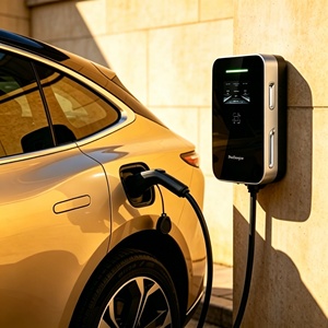 Nouvelle station de <span class=keywords><strong>recharge</strong></span> domestique pour véhicules électriques Putainen DY 40A 9,6 kW Type 1 avec écran LCD, contrôle par application Tuya, entrée AC 240 V pour <span class=keywords><strong>Tesla</strong></span> - Product Image 1