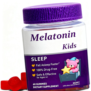Veganistische Melatonine Slaap Gummies Met <span class=keywords><strong>Magnesium</strong></span> & Vitamine D, Citroenmelisse, Plantaardige Extract Voor Ontspanning En Slaap - Product Image 2