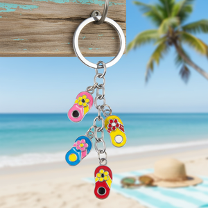 Metal Colorful Sandal - Shoes <b>Cheap</b> Keychain - Product Image 3