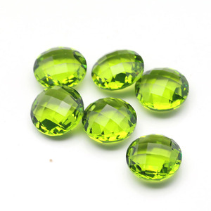 Синтетическое сырье, драгоценные камни, стекло, зеленое стекло, необработанный камень для ювелирных изделий из драгоценных камней - Product Image 2