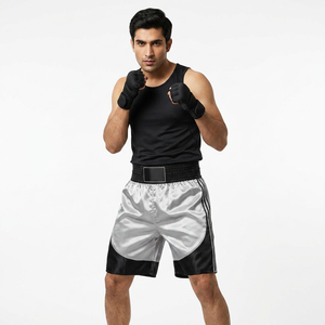 Shorts de boxe pour hommes en vente chaude, short de boxe MMA, grappling, arts martiaux, Muay Thai, boxe - Product Image 1