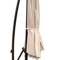 Parasol suspendu 3M Banana en stock, prêt à être expédié pour jardin, patio, cour extérieure